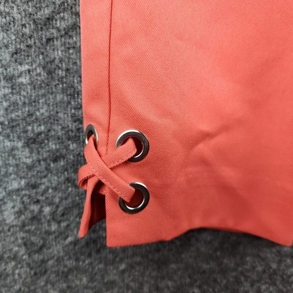 Alfred‎ Dunner Capri Pants Women 16W Tangerine Classic Fit Elastic Waist NWT